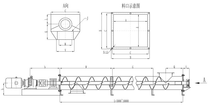 LS型、GX型螺旋輸送機